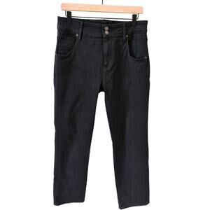 Hudson Jeans Black Flap Pocket Crops size 8